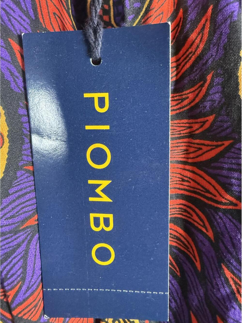 NWT PIOMBO Women's Pure Cotton Printed A-Line Midi Skirt Multicolor Size XL - Picture 7 of 7